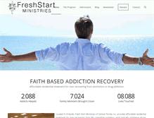 Tablet Screenshot of freshstartministries.com